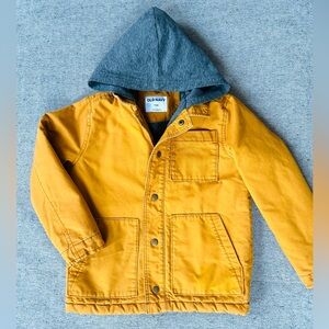 Mustard Yellow Jacket sz 6 Warm Cotton Hood